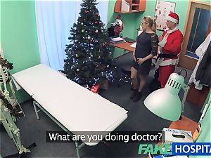 FakeHospital physician Santa jizzes two times this year