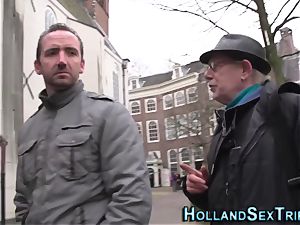 Dutch hooker gets jizm