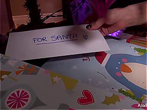 Alix Lynx Christmas suck off